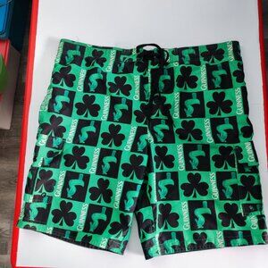 Guinness swim trunk / board short green men's size L